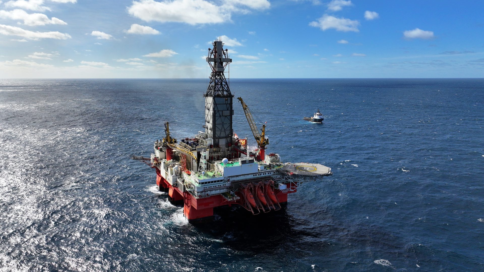Deepsea Mira: Tamboti-1x Drilling – Odfjell Drilling / Northern Ocean LTD project at Walvis Bay / Lüderitz