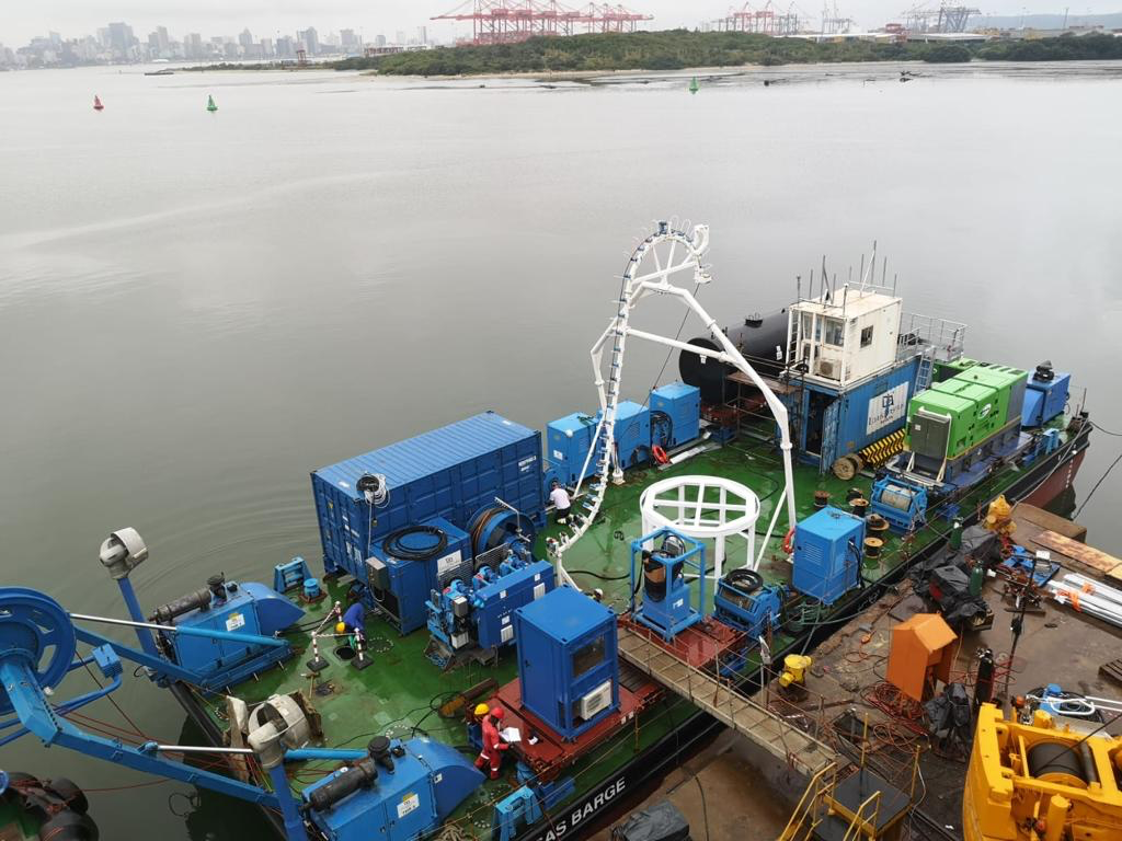 2Africa: Subsea Cable Landing – LD TravOcean marine logistics project at Multiple SA coastal landings (2022–2023)