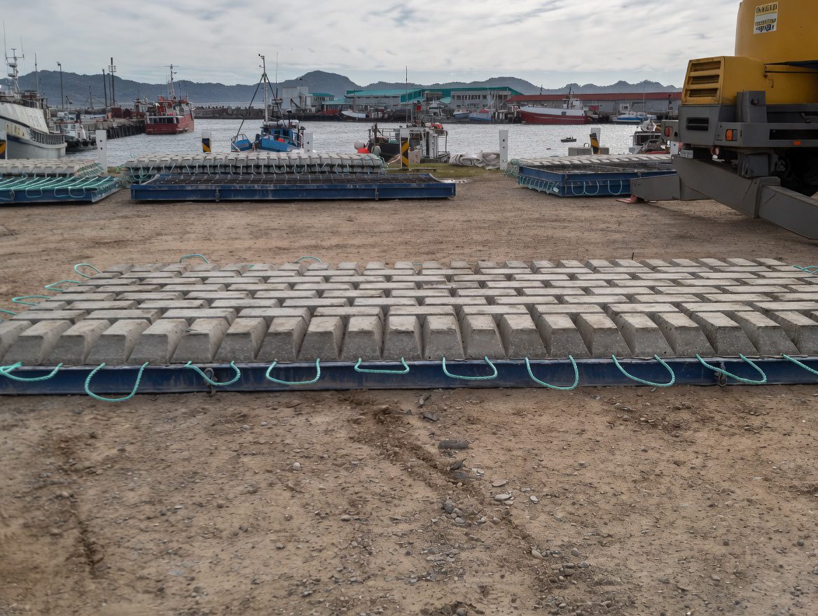 SBM Offshore: Subsea Concrete Mattress Installation – SBM Offshore marine logistics project at Mossel Bay (2015)
