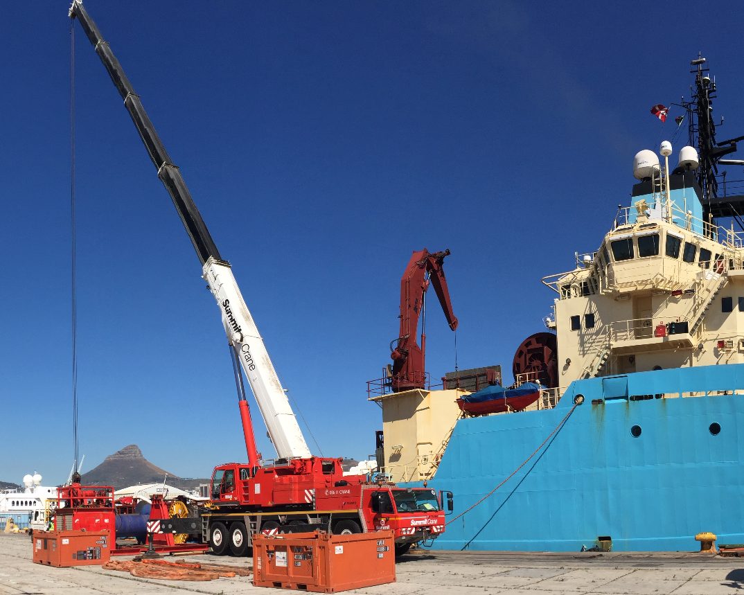 TotalEnergies: Anchor Testing – TotalEnergies marine logistics project at Cape Town (2016)